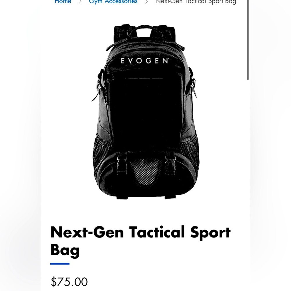 Evogen Next-Gen Tactile Sport Bag